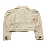 Miss Grant Giubbino In Denim Tinta Unita per Bambina MG1279 PANNA MISS GRANT 