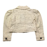 Miss Grant Giubbino In Denim Tinta Unita per Bambina MG1279 PANNA MISS GRANT 