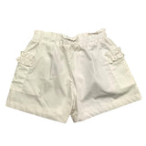 Liu Jo Short Tinta Unita Con Elastico In Vita Bianco Per Bambina