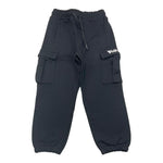 DISCLAIMER pantalone modello tuta tinta unita con stampa Nero per Bambino 24IDK58228X NERO DISCLAIMER 