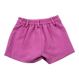 M+E' Short Tinta Unita con Elastico In Vita per Bambina UE1743J ROSA M+E' 