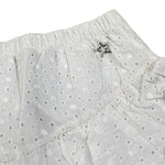 Shopart Gonna tinta unita con Pizzo Sangallo Bianco per Bambina 023024 BIANCO SHOPART 