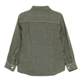 Paolo Pecora Camicia Manica Lunga Tinta Unita per Bambino PP4032X VERDE PAOLO PECORA 