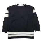 REFRIGIWEAR maxi maglia tinta unita con loogo Nero per Bambina RWG182 NERO REFRIGIWEAR 