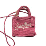 Saint Barth Borsa Tinta Unita con Logo E Tracolla per Bambina 00223L ROSA SAINT BARTH 
