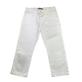 Never Too Pantalone Tinta Unita Con Girovita Regolabile Bianco Per Bambino