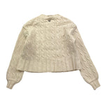 DIXIE cardigan tinta unita con bottoni e trecce Panna per Bambina NB13230G67 PANNA DIXIE 