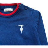 Trussardi Maglia Girocollo Tinta Unita per Neonato TIP26004MA BLU TRUSSARDI 