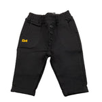 DANIELE ALESSANDRINI pantalone tinta unita con elastico in vita Nero per Neonato 1291P00049N NERO DANIELE ALESSANDRINI 