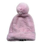 Juicy Couture Cappello Tinta Unita con Pon Pon per Bambina JBX6635 ROSA JUICY COUTURE 