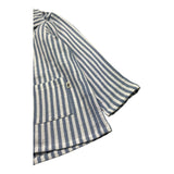 Petit Indi Camicia Tinta Unita con Fantasia A Righe per Bambino SS25BK6838 AZZURRO PETIT INDI 