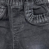 CANADA HOUSE jeans tinta unita con girovita regolabile Nero per Neonata 24463210 NERO CANADA HOUSE 