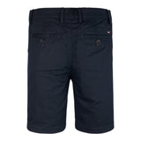 Tommy Hilfiger Bermuda Tinta Unita con Girovita Regolabile per Bambino KB0KB09641X BLU TOMMY HILFIGER 