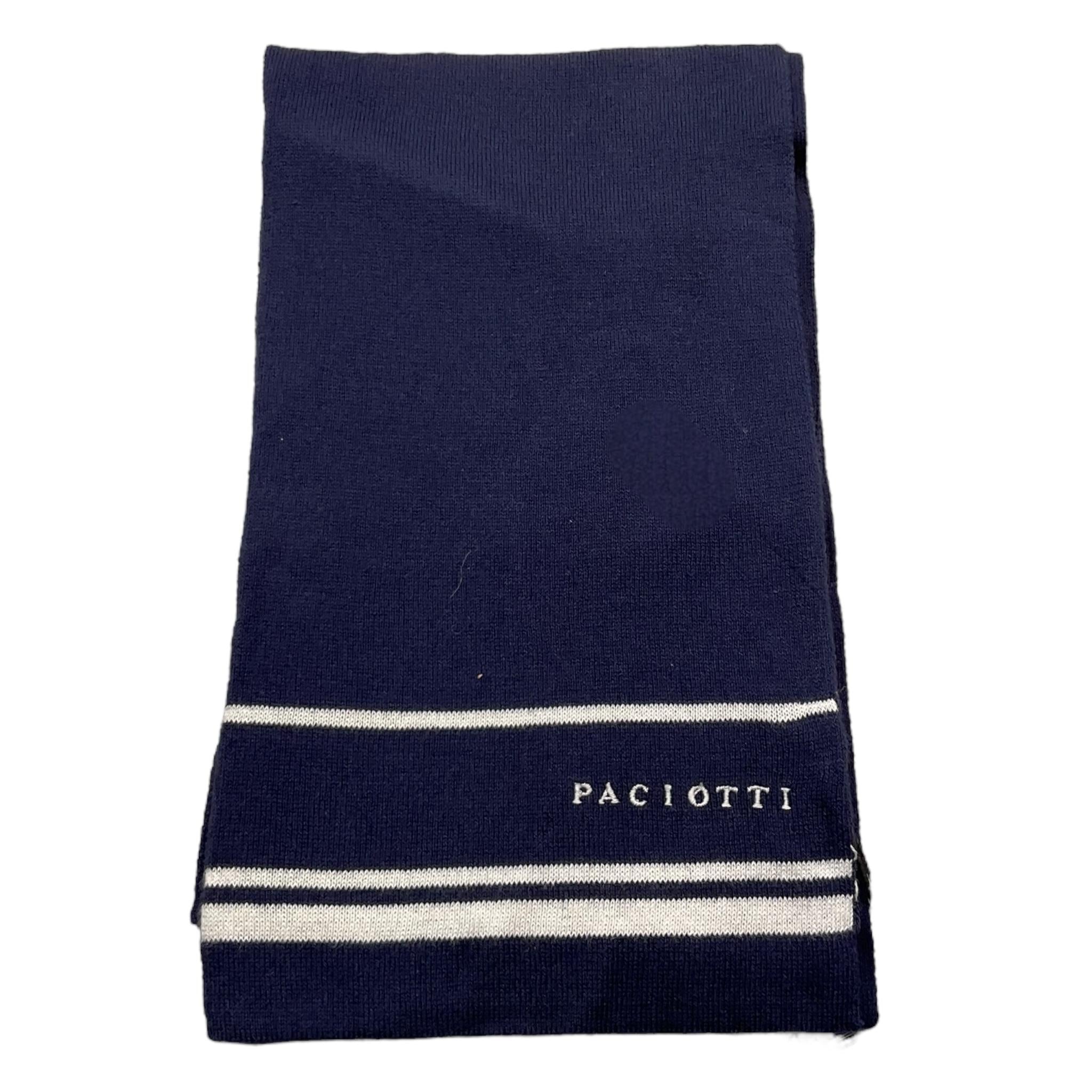 CESARE PACIOTTI sciarpa tinta unita con logo Blu per Neonato SCP5350B BLU CESARE PACIOTTI 