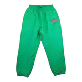 Chiara Ferragni Pantalone Modello Tuta Tinta Unita Con Logo Verde Per Bambina