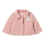 LIU JO cappotto tinta unita con cappuccio Rosa per Neonata HF4028 ROSA LIU JO 