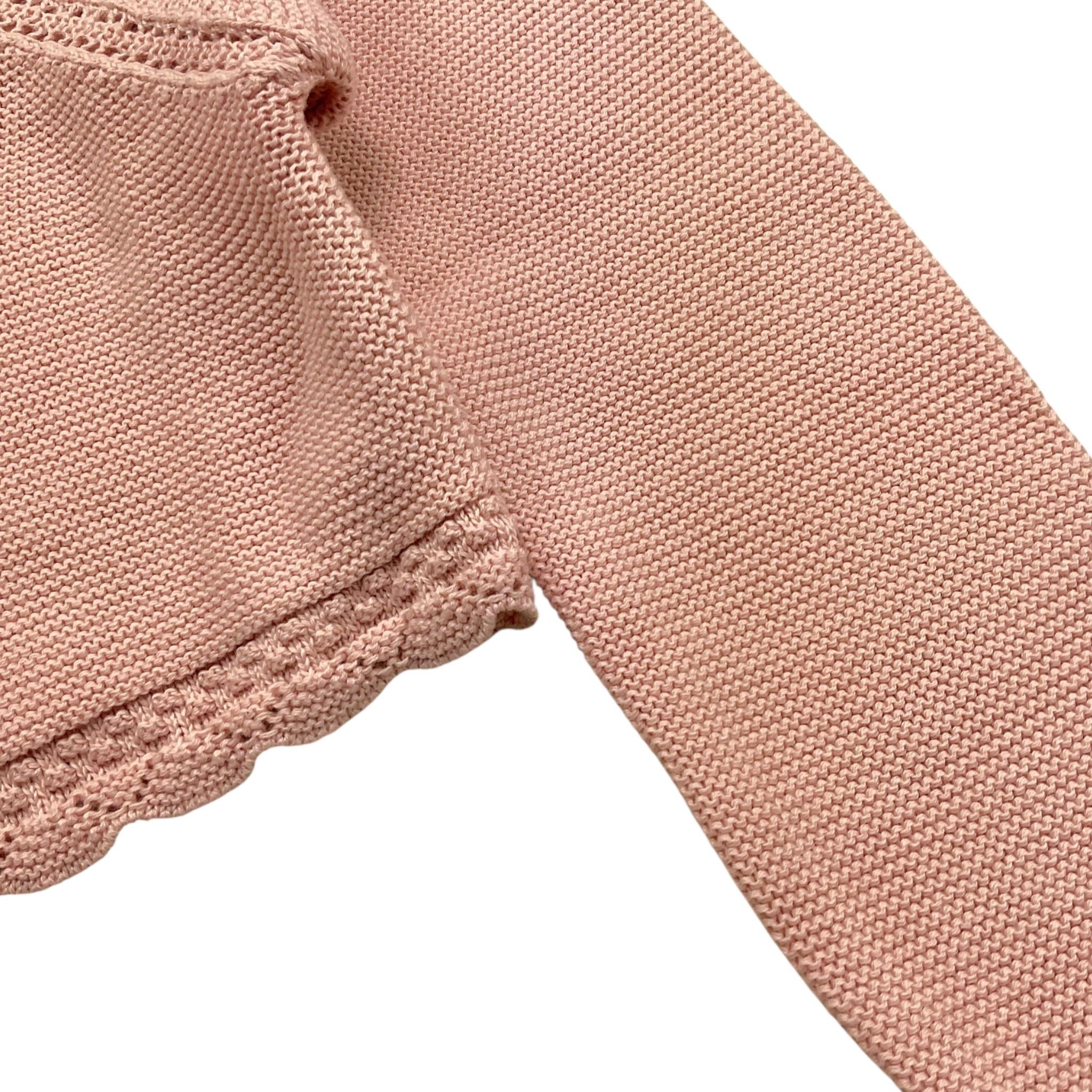 Barcellino Coprispalle Tinta Unita In Filo per Bambina 101315 ROSA BARCELLINO 