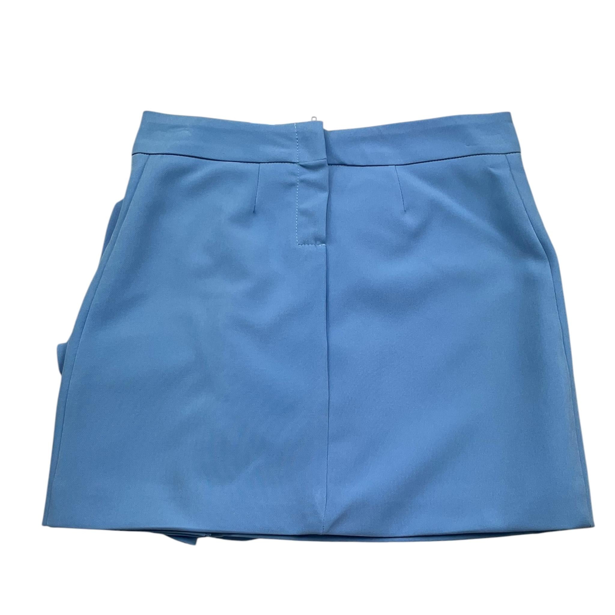 Petit Posh Gonna Tinta Unita con Fiocco per Bambina GFBS25018GO AZZURRO PETIT POSH 