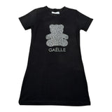 Gaelle Abito T-Shirt tinta unita con Brillantini Nero per Bambina 2746V00529 NERO GAELLE 