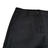 Manila Grace Pantalone Tinta Unita con Elastico In Vita per Bambina MG2762 NERO MANILA GRACE 