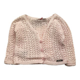 Cnd Cardigan Tintau Nita Con Trafori Rosa Per Neonata