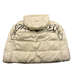 DISCLAIMER giubbino tinta unita con cappuccio e stampa Panna per Bambino 24IDK58210XXX PANNA DISCLAIMER 