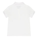 Moschino Polo Mezza Manica Tinta Unita con Stampa per Neonato M9M01P BIANCO MOSCHINO 