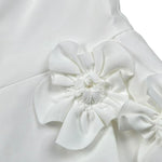 Fun & Fun Tuta Intera Tinta Unita con Applicazioni per Bambina FNCBDR010599 BIANCO FUN & FUN 