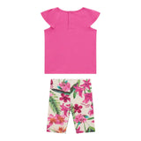 Guess Completo 2 Pezzi Leggins-T-Shirt  per Bambina K5GG02K6YW4 FUXIA GUESS 