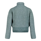 CALVIN KLEIN maglia collo alto tinta unita Verde per Bambina IG0IG02649 VERDE CALVIN KLEIN 