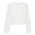 Twinset Giubbino In Ecopelle Tinta Unita per Bambina 251GJ2560 BIANCO TWINSET 