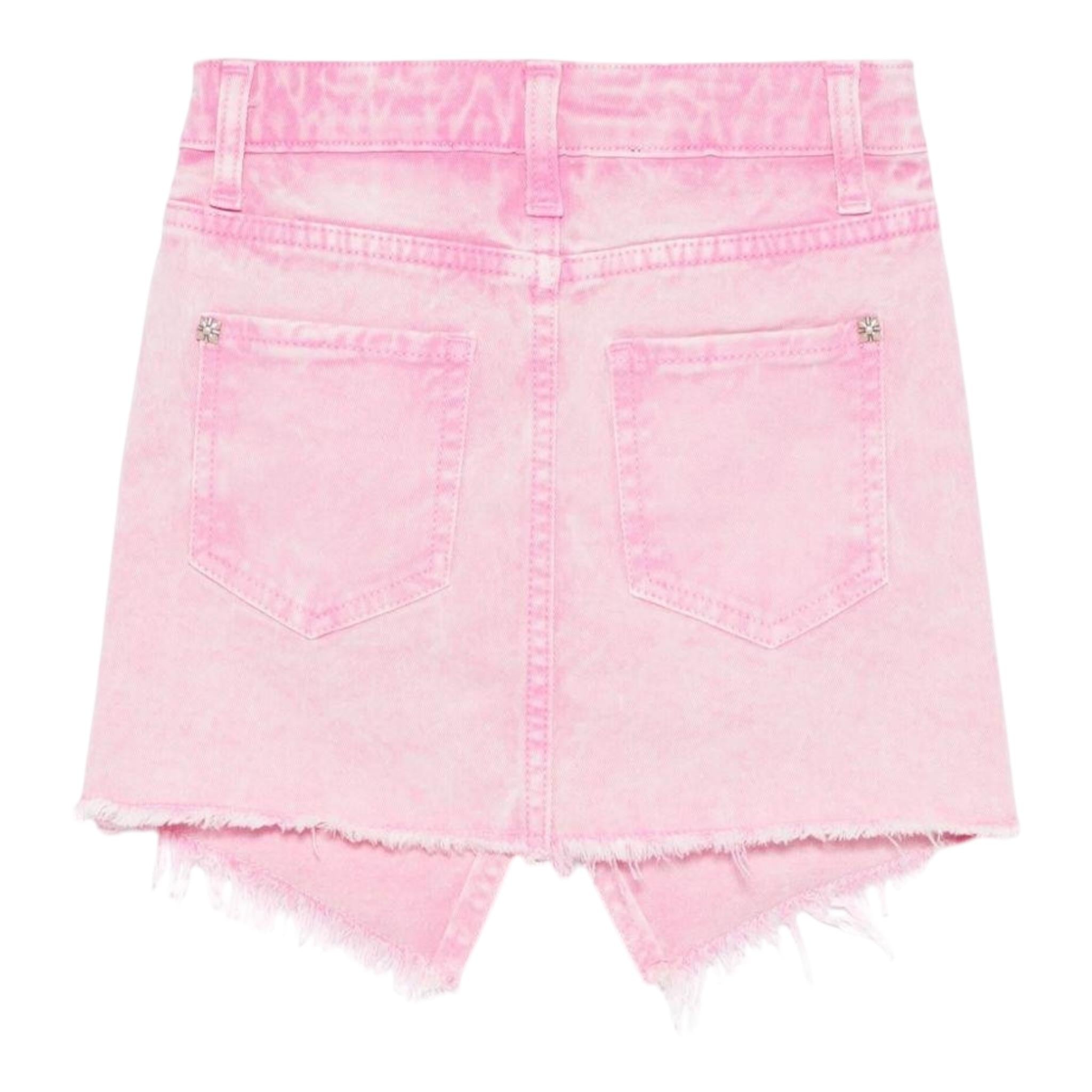 John Richmond Gonna In Denim tinta unita Rosa per Bambina RGP25161GOX ROSA JOHN RICHMOND 
