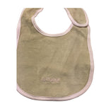 LE BEBE' bavetta tinta unita con logo Beige per Neonata LBG5957 BEIGE LE BEBE' 