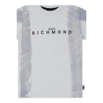 John Richmond T-Shirt Girocollo Tinta Unita con Stampa per Bambino RBP25077TS GRIGIO JOHN RICHMOND 