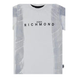 John Richmond T-Shirt Girocollo Tinta Unita con Stampa per Bambino RBP25077TS GRIGIO JOHN RICHMOND 