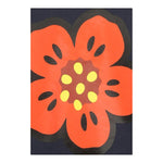 KENZO felpa chiusa con cappuccio tinta unita con fiore Blu per Bambina K25837 BLU KENZO 