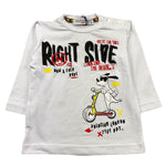 POLO CLUB LONDON shirt girocollo tinta unita con stampa Bianco per Neonato 242115 BIANCO POLO CLUB LONDON 