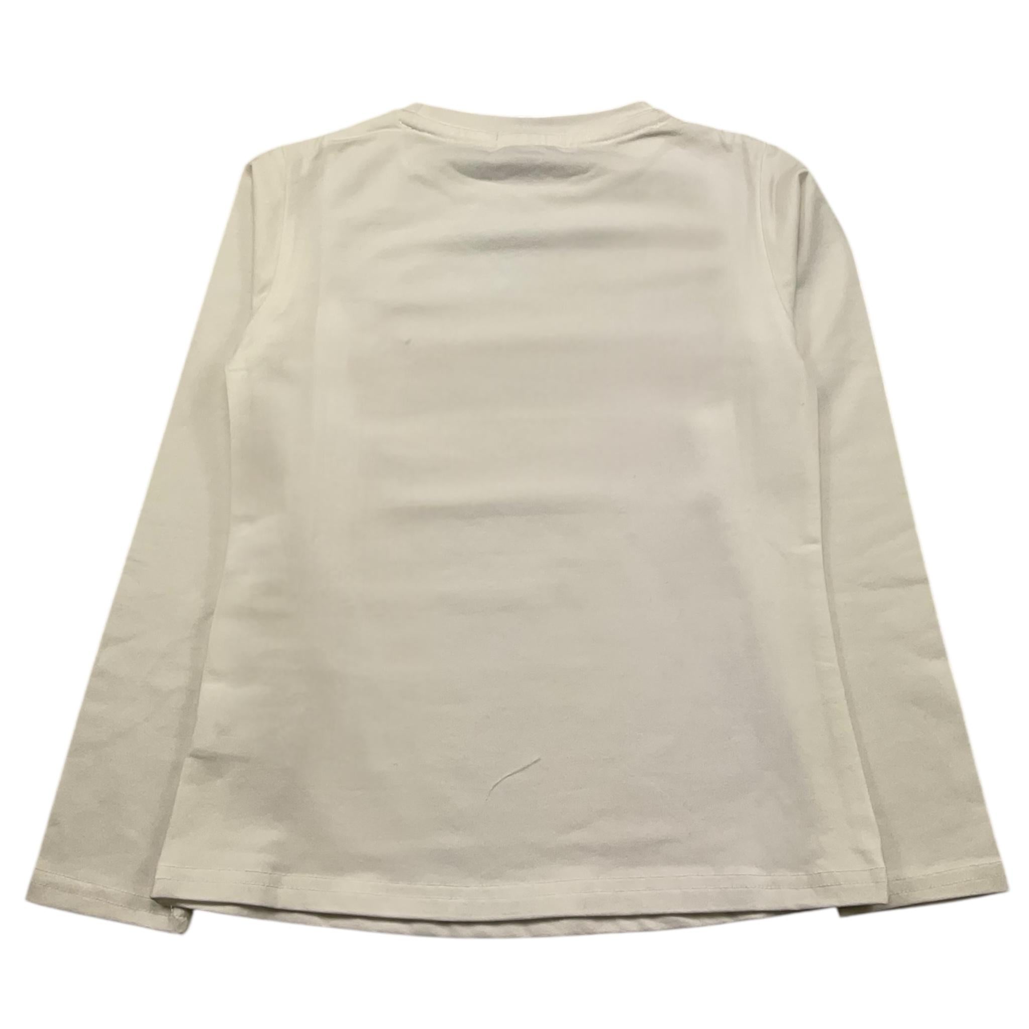 FUN & FUN shirt girocollo tinta unita con stampe in contrasto Panna per Bambina FNBTS12589 PANNA FUN & FUN 