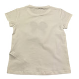 Liu Jo T-Shirt Tinta Unita Girocollo con Stampa per Bambina KA5039X BIANCO LIU JO 