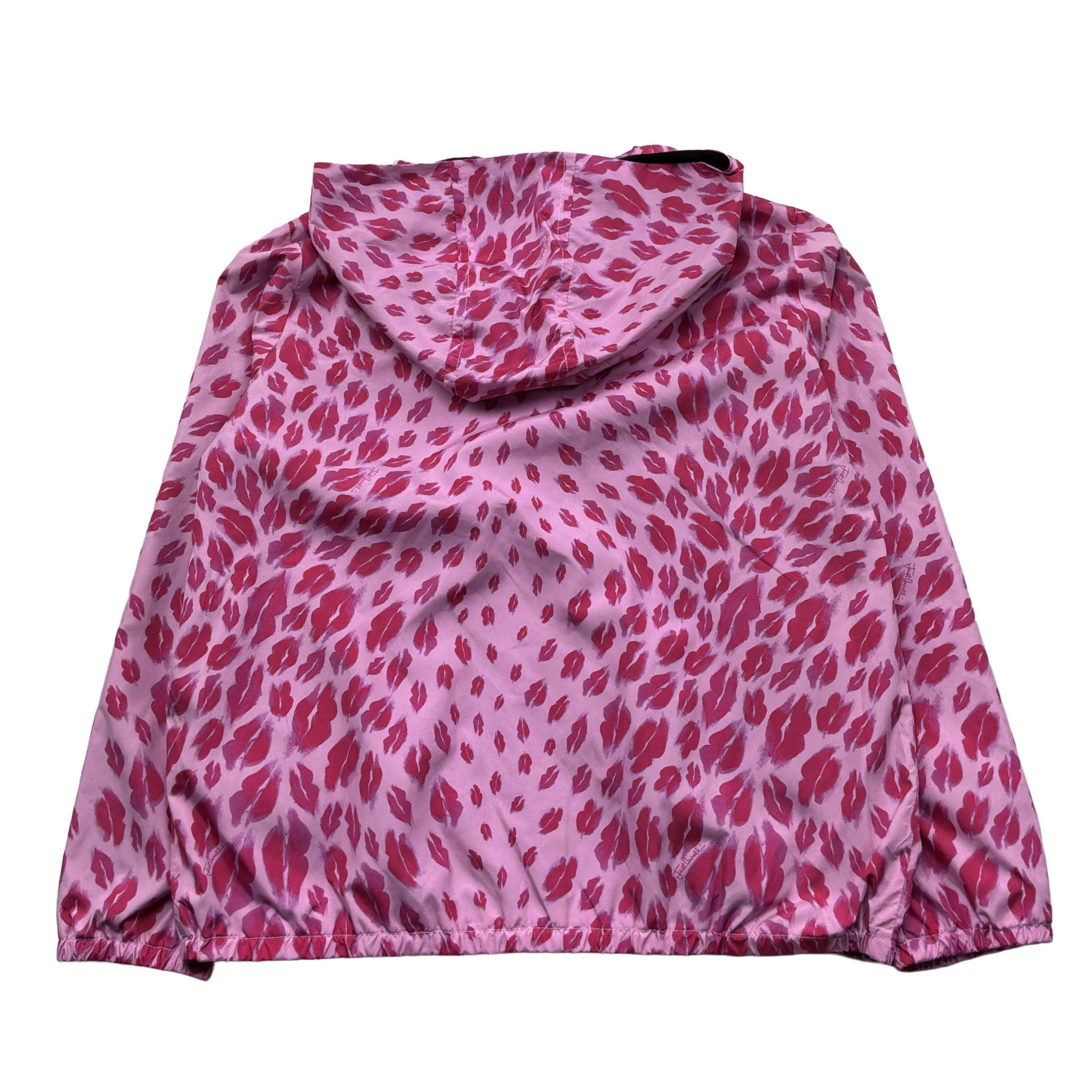 Just Cavalli Giubbino Tinta Unita con Cappuccio E Stampe Baci per Bambina JGP26111KW ROSA JUST CAVALLI 