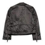 JOHN RICHMOND chiodo in pelle tinta unita Nero per Bambina RGA25161GB NERO JOHN RICHMOND 