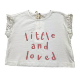 Zhoe & Tobiah T-Shirt Tinta Unita Con Stampa Bianco Per Neonata