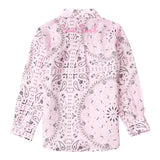 Saint Barth Camicia Manica Lunga Tinta Unita Stampa Fantasia per Bambina BRIG0030494 ROSA SAINT BARTH 