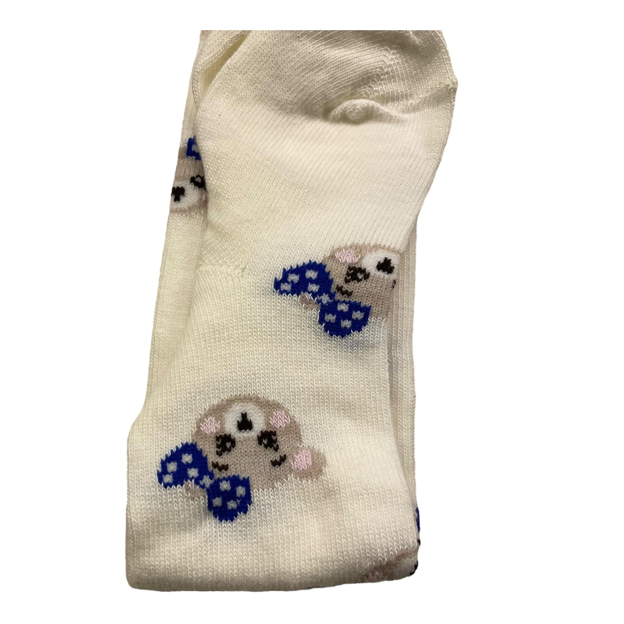 MONNALISA calze tinta unita con stampa  Panna per Bambina 39D009JX PANNA MONNALISA 