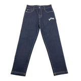 JOHN RICHMOND jeans tinta unita con stampa Blu per Bambina RBA24046JE BLU JOHN RICHMOND 