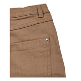 Sarabanda Short Tinta Unita con Girovita Reglabile per Bambina D4209 MARRONE SARABANDA 