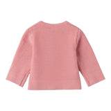 MINI BANDA cardigan tinta unita con fiocchi Rosa per Neonata 3A740 ROSA MINI BANDA 