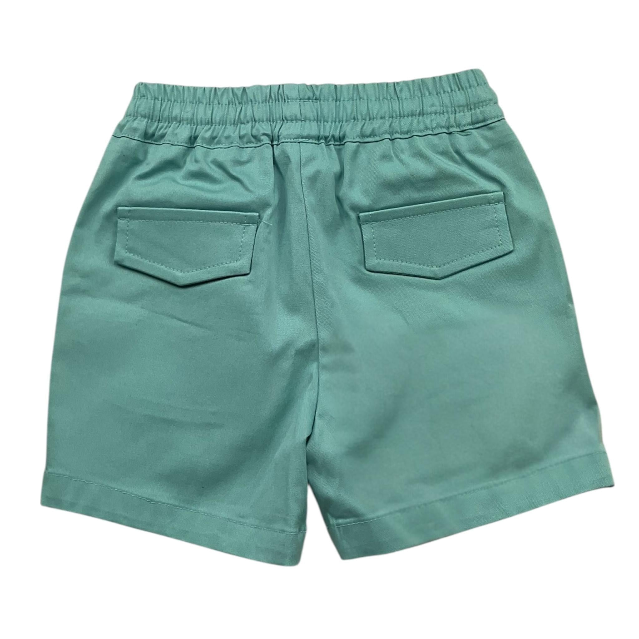 Daniele Alessandrini Bermuda Tita Unita con Elastico In Vita per Neonato 1296S00238 VERDE DANIELE ALESSANDRINI 