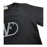 Fun & Fun T-Shirt Girocollo Tinta Unita con Stampa per Bambina FNCBTS14037 NERO FUN & FUN 