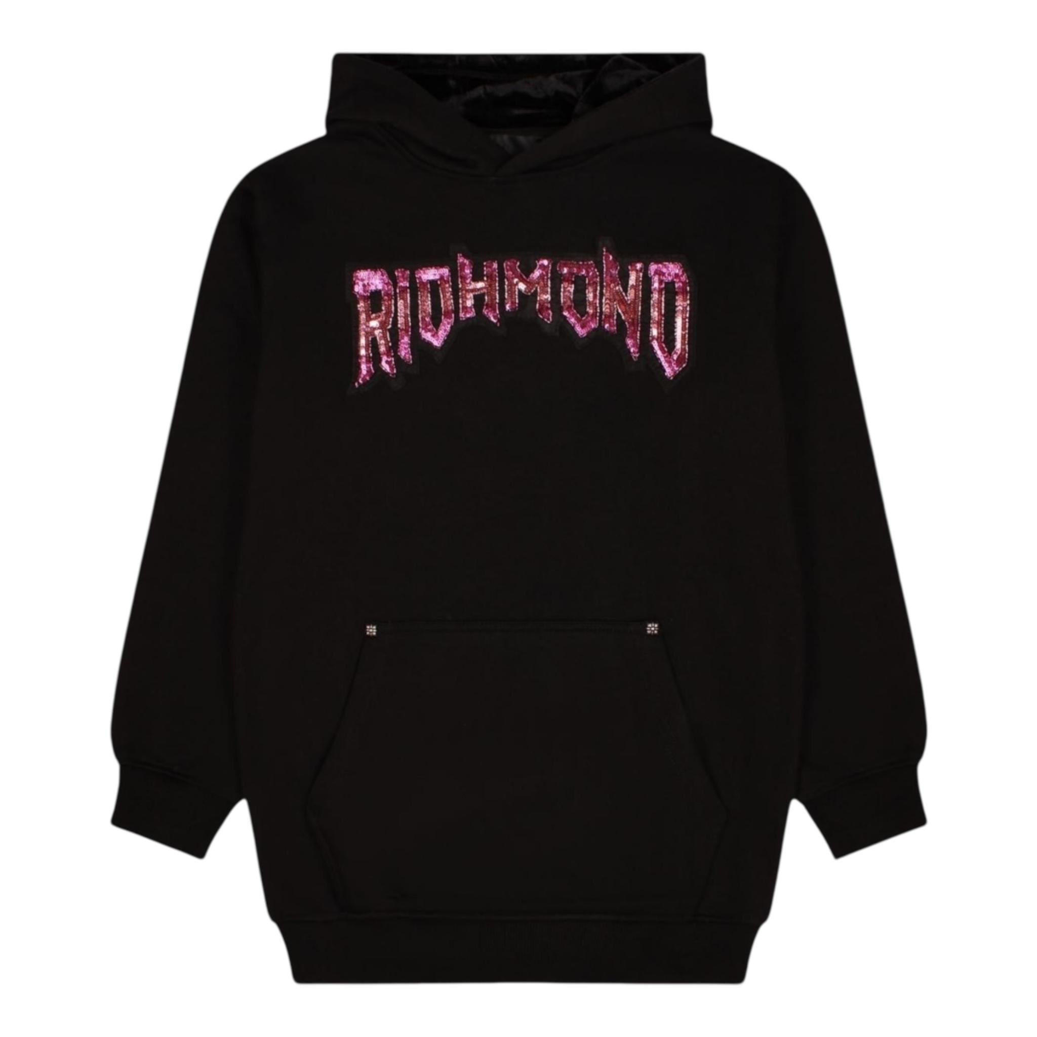 JOHN RICHMOND abito modello felpa tinta unita Nero per Bambina RGA24077FEX NERO JOHN RICHMOND 